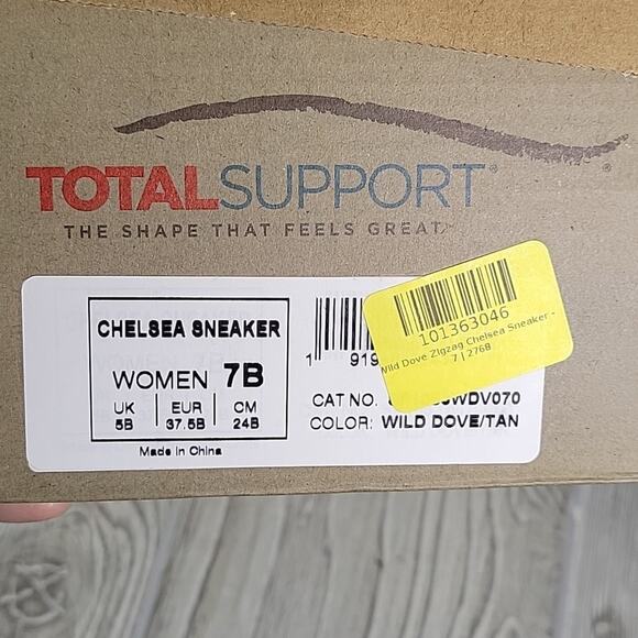 Spenco Chelsea Sneaker Wild Dove Tan Slip On Womens Size 7 NEW In BOX - Picture 15 of 16